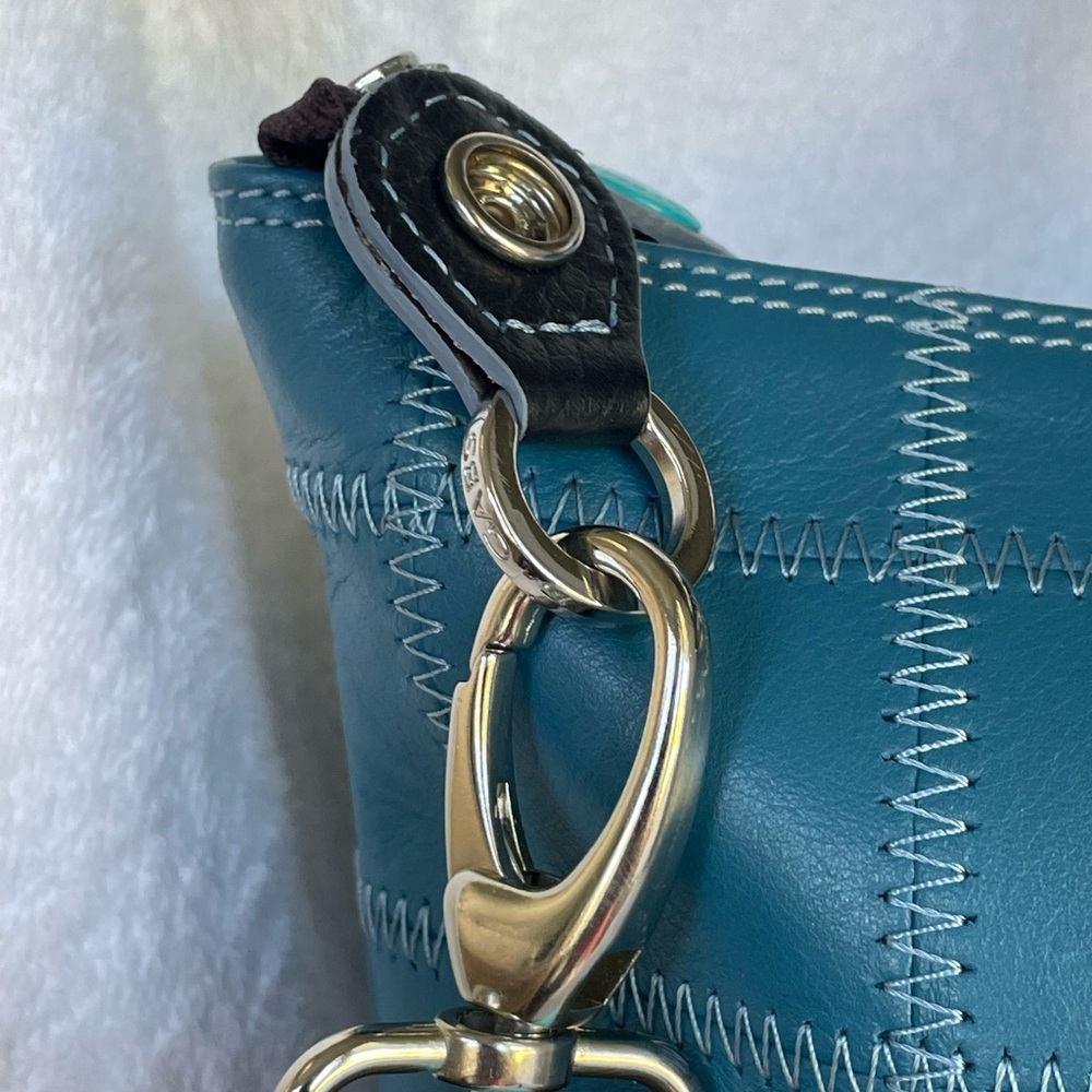 GABS G43 BORSA LEATHER PATCHWORK CONVERTIBLE CROS… - image 9